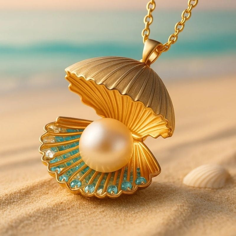 Collana perla naturale corta