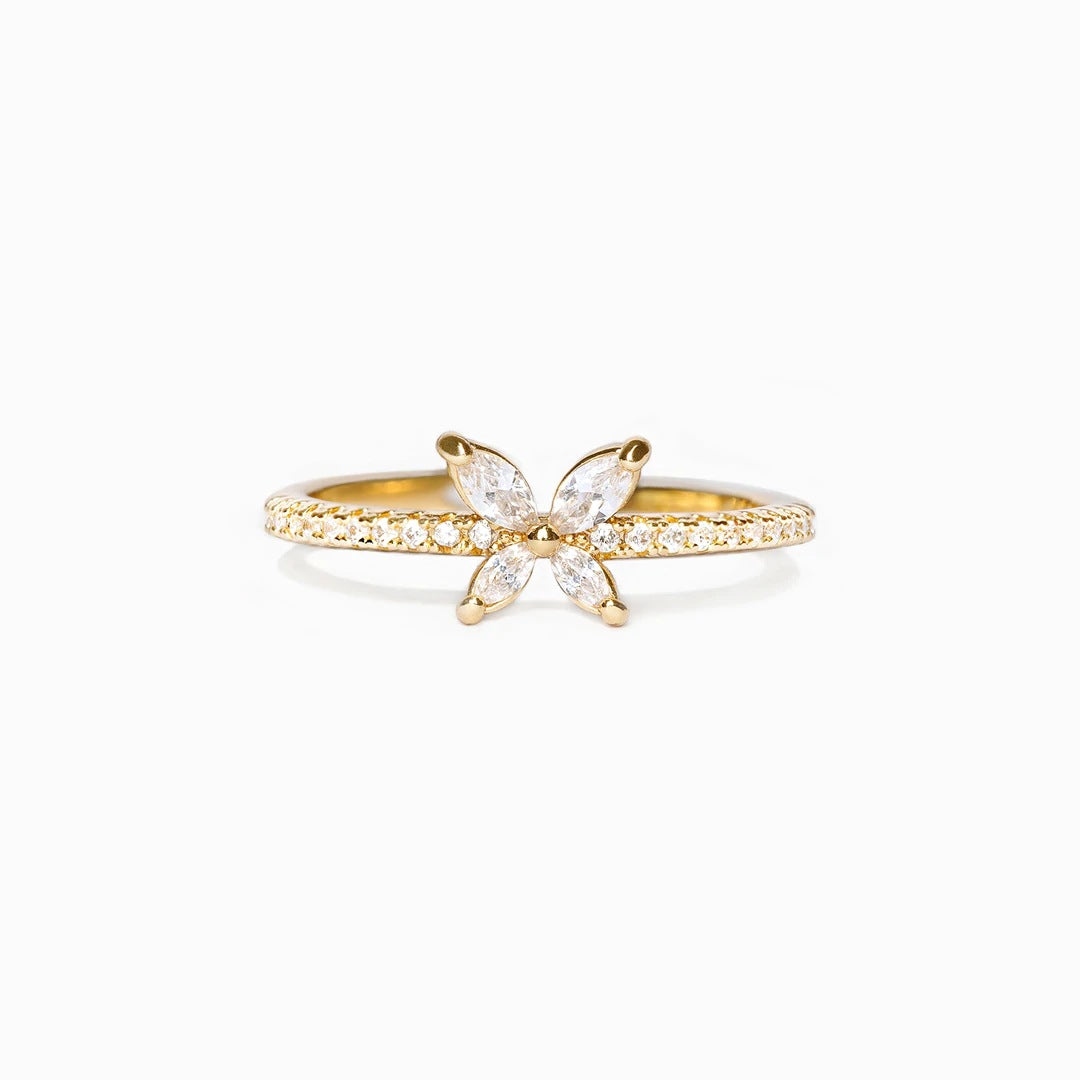 Anello farfalla in argento 925