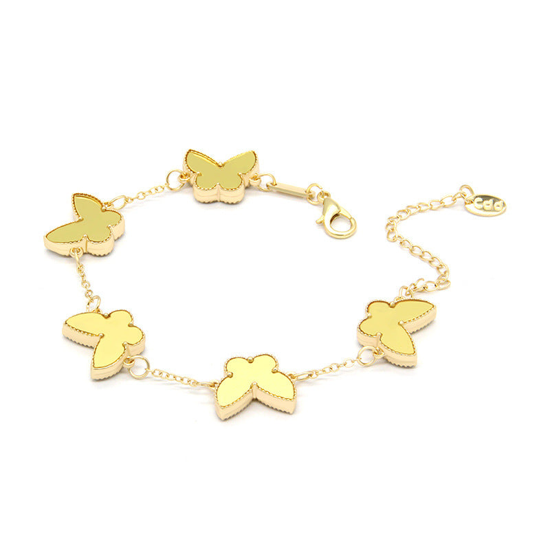 Bracciale farfalla e cuore