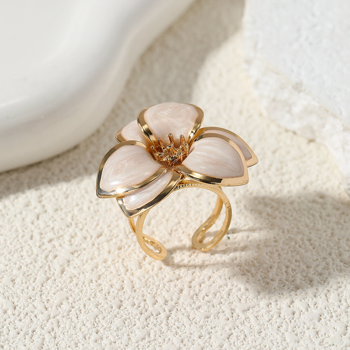 Anello Floreale Regolabile