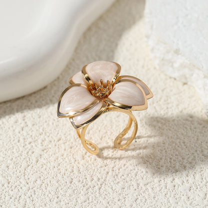 Anello Floreale Regolabile