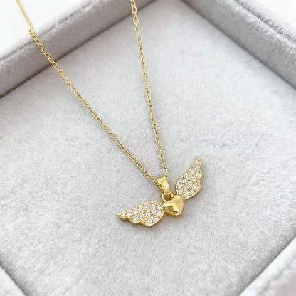 Collana ali angelo cuore