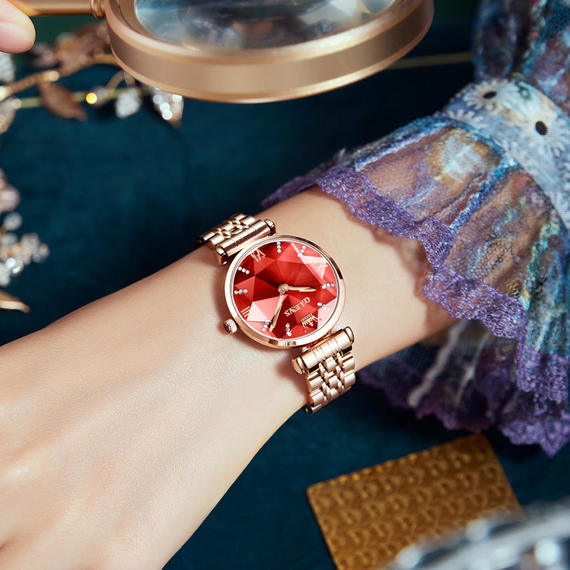 Orologio donna impermeabile lusso leggero