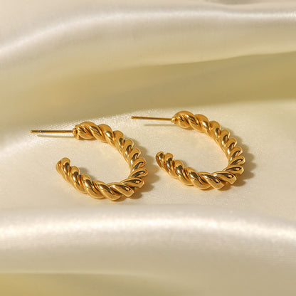 Orecchini Twist Geometrici