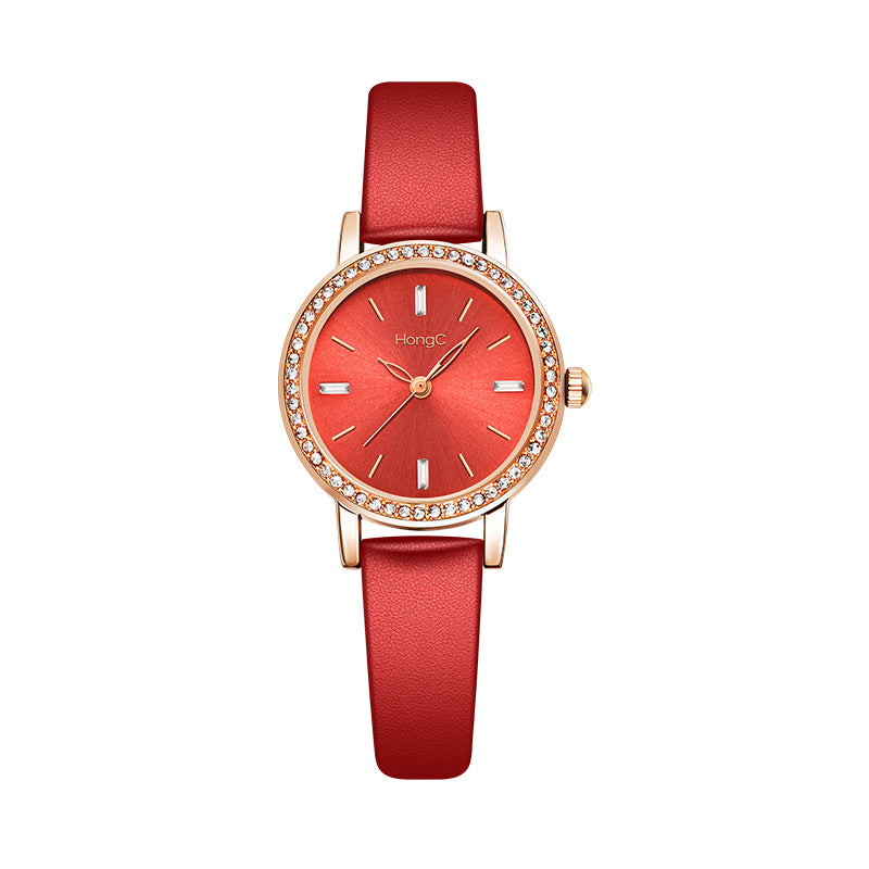 Orologio da donna con cristalli al quarzo