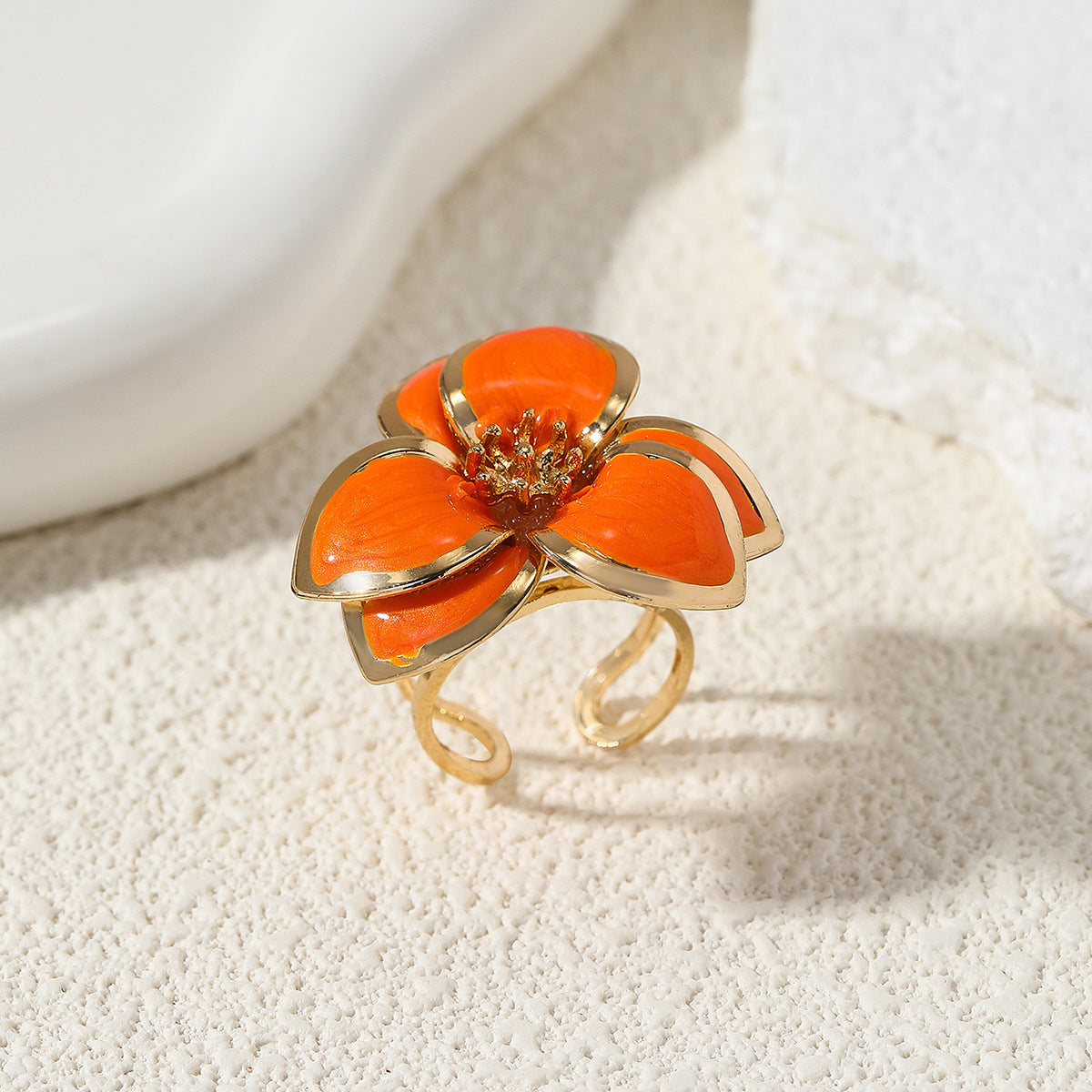 Anello Floreale Regolabile
