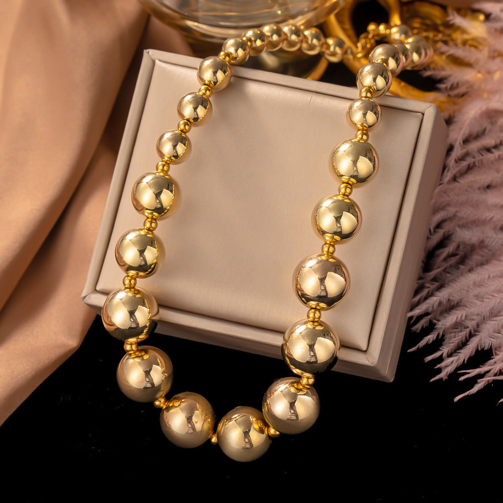 Collana titanio vistosa