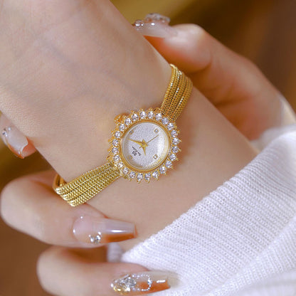 Orologio floreale con sole