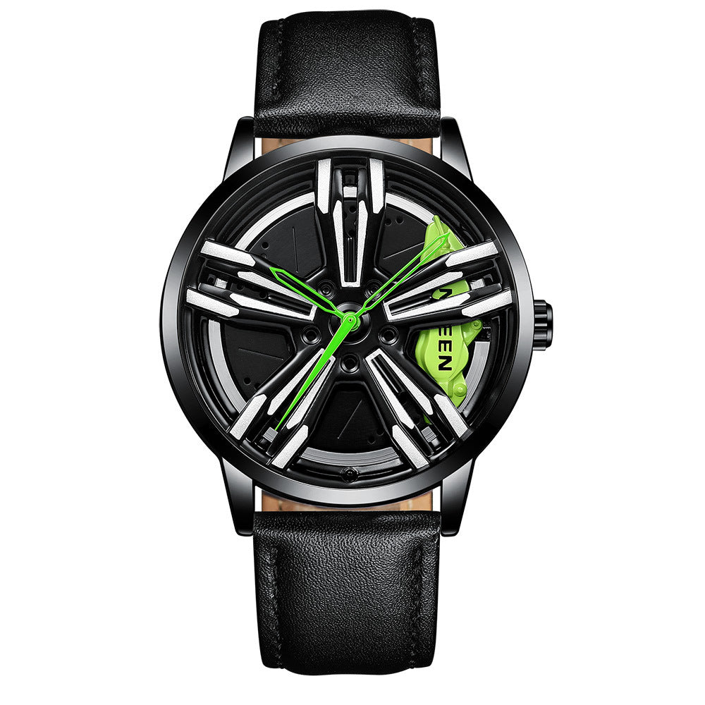 Orologio uomo tema locomotiva