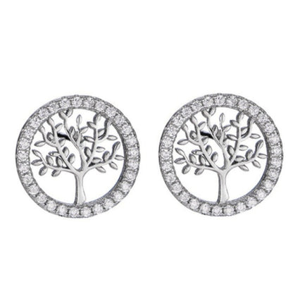Orecchini albero zircone
