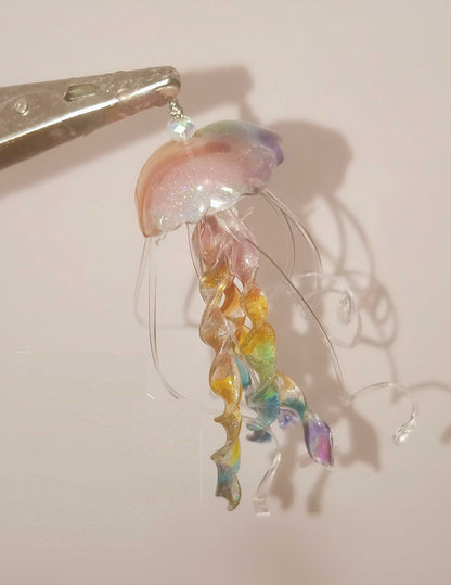 Orecchini medusa arcobaleno