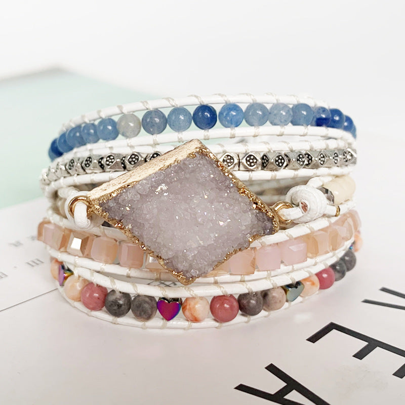 Braccialetto geode naturale
