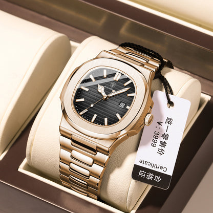 Orologio quarzo sottile impermeabile