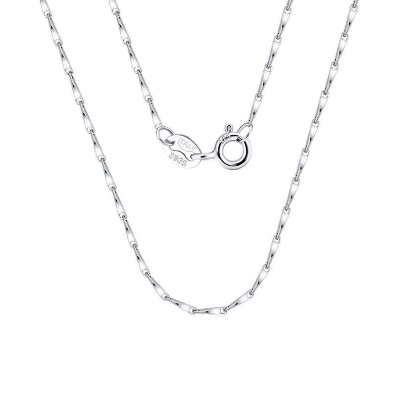 Collana catena argento
