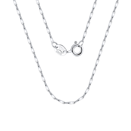Collana catena argento