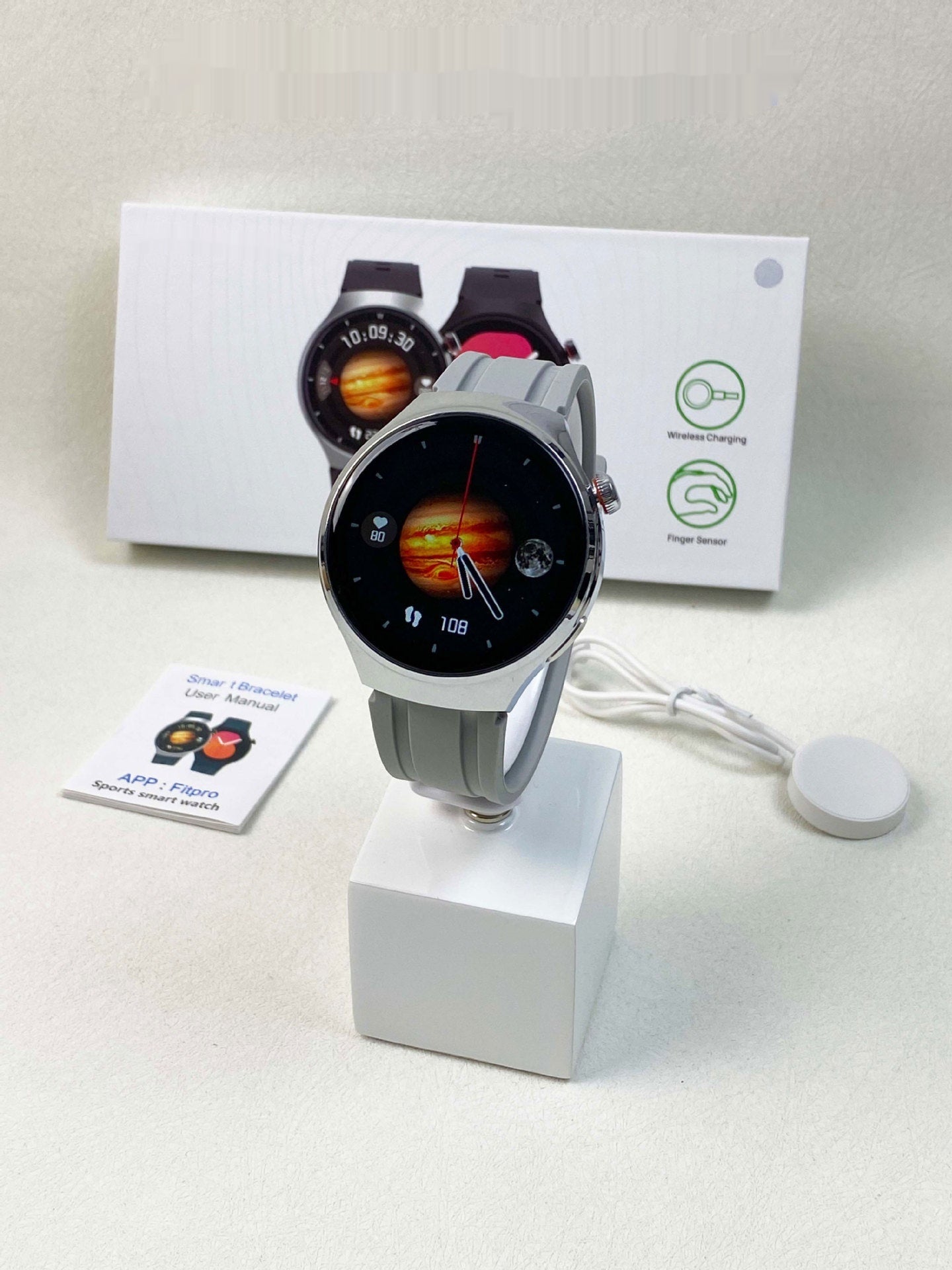 Smartwatch schermo rotondo sportivo
