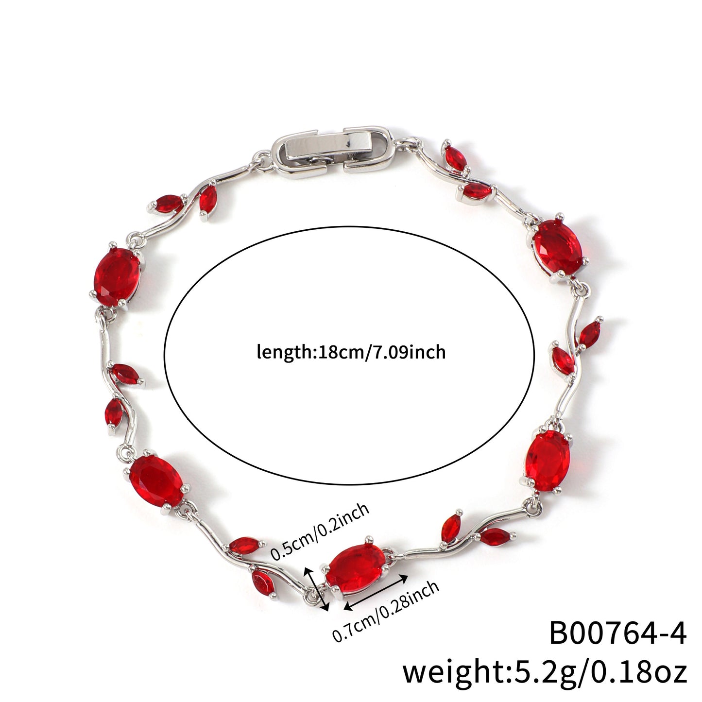Bracciale Zircone Geometrico