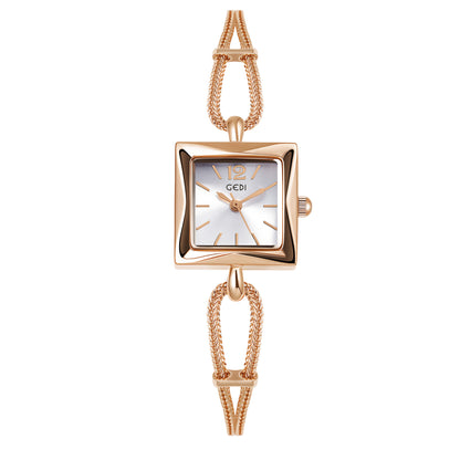 Orologio quadrato vintage in lega