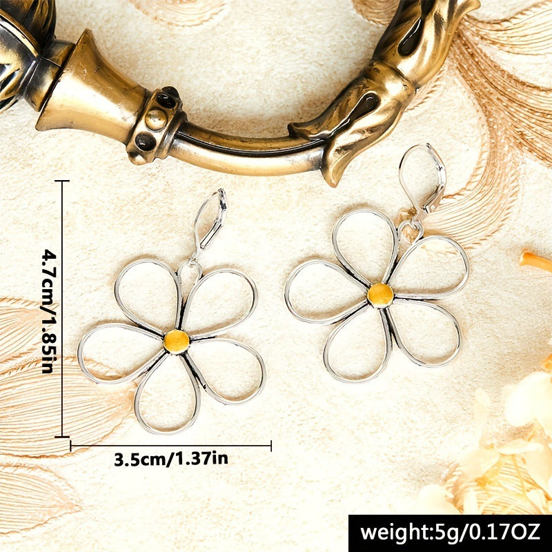 Orecchini fiore boho