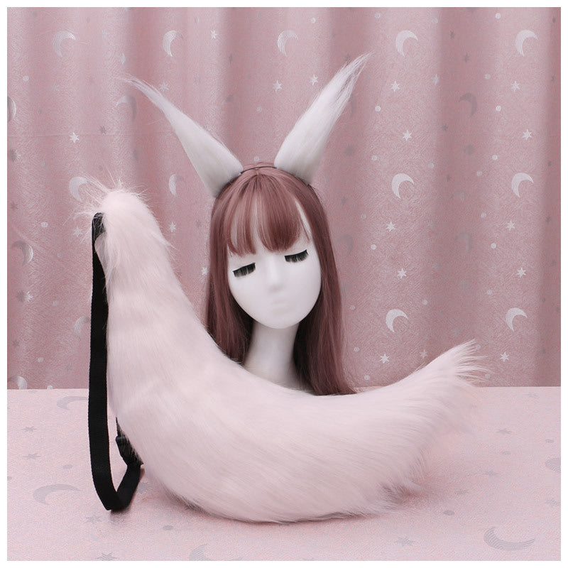 Cerchietto orecchie peluche