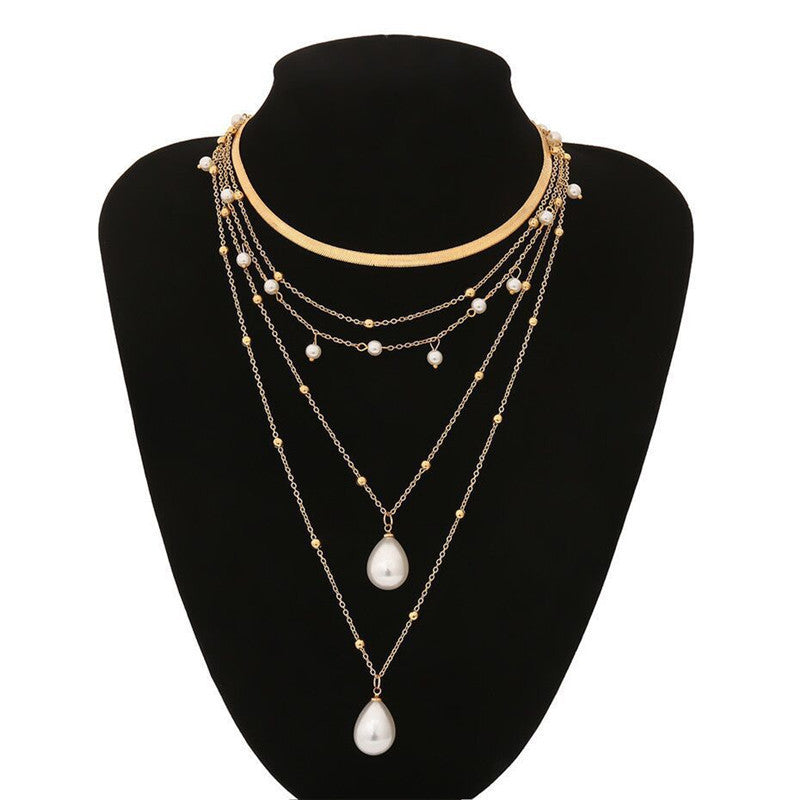 Collana di perle doppia