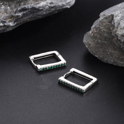 Orecchini Quadrati Diamante