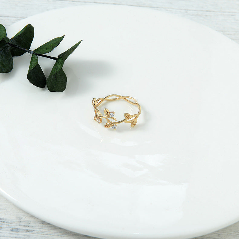 Anello ghirlanda rame