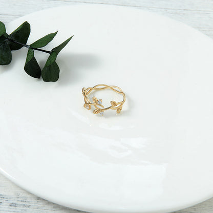 Anello ghirlanda rame