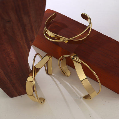 Bracciale croce titanio