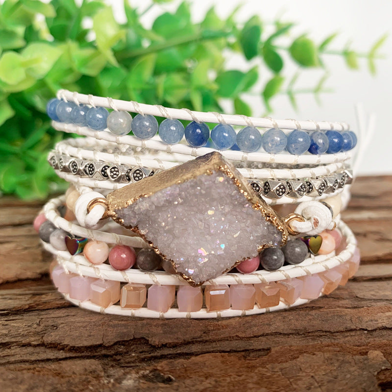 Braccialetto geode naturale