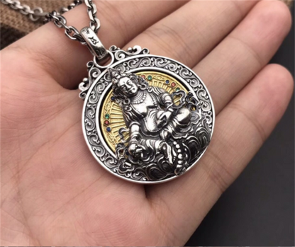 Ciondolo mantra argento