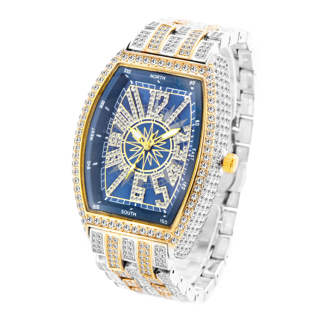 Orologio quadrante ampio a secchio