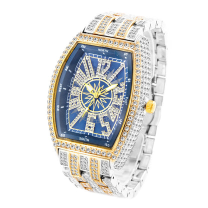 Orologio quadrante ampio a secchio