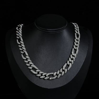 Collana catena Figaro hip-hop