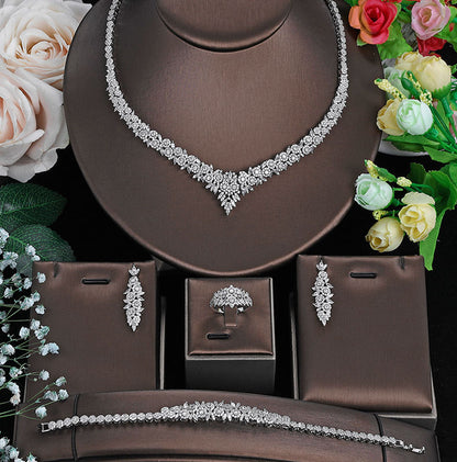 Parure sposa zircone