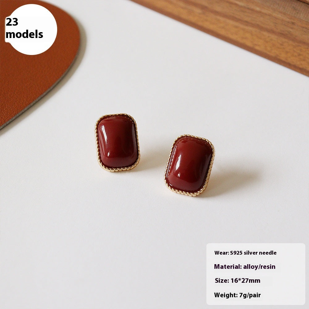Orecchini pendenti argento sterling stile retro