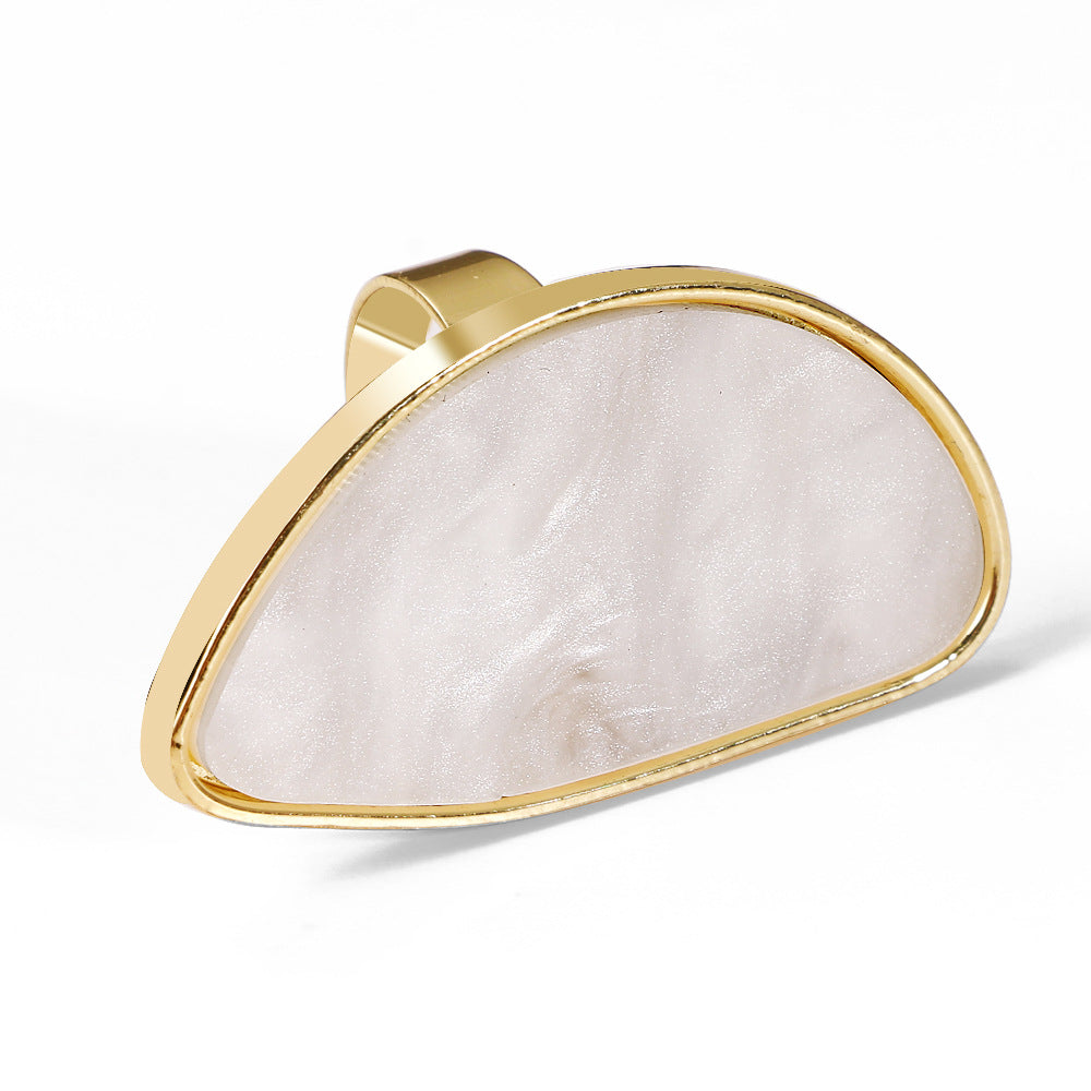 Anello agata resina