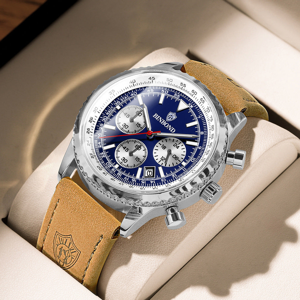 Orologio da uomo multifunzione ultrapiatto