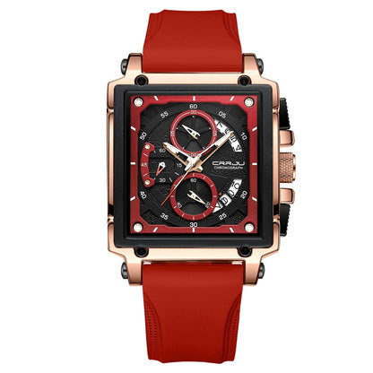 Orologio calendario da uomo cinturino tessuto