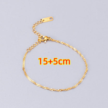 Bracciale titanio placcato oro a spira