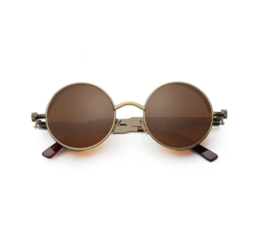 Occhiali steampunk lenti rotonde