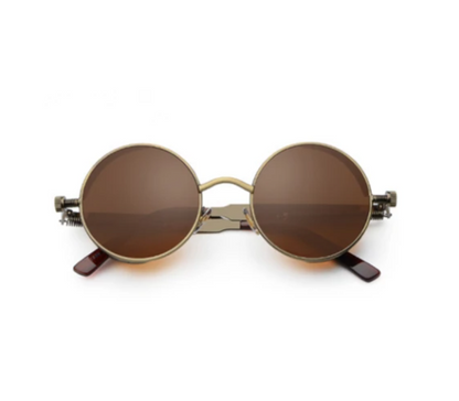 Occhiali steampunk lenti rotonde