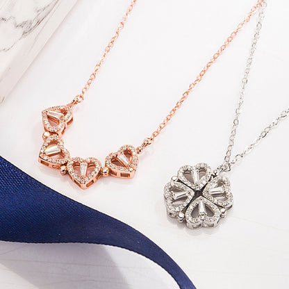 Collana cuore magnetica da donna