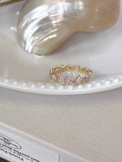 Anello farfalla stile coreano