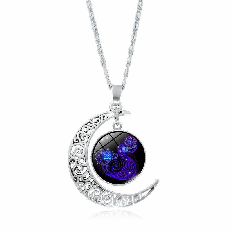 Collana segno zodiacale luna