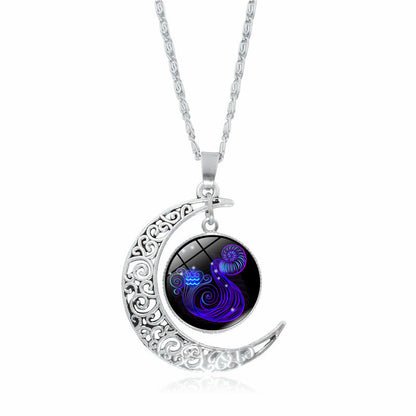 Collana segno zodiacale luna