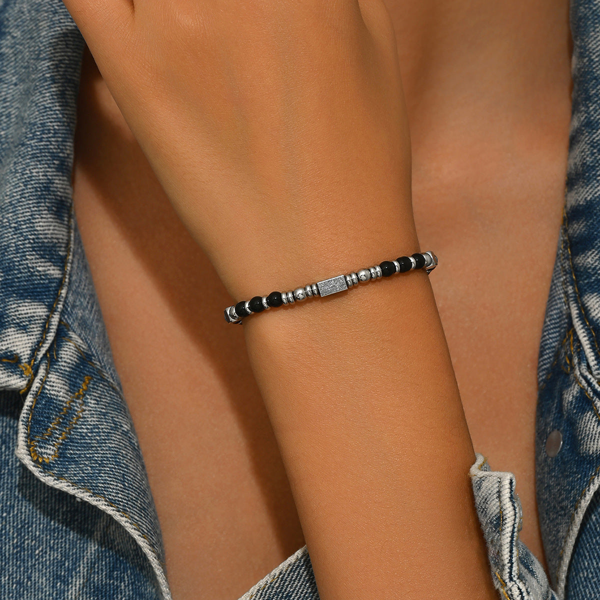 Bracciale pietra naturale retrò