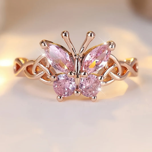 Anello farfalla da donna
