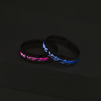 Anello acciaio che cambia colore