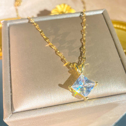 Collana ciondolo zircone bambini